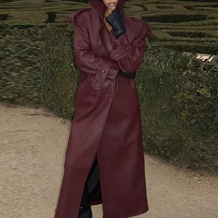 Casaco Comprido de Pele Danica