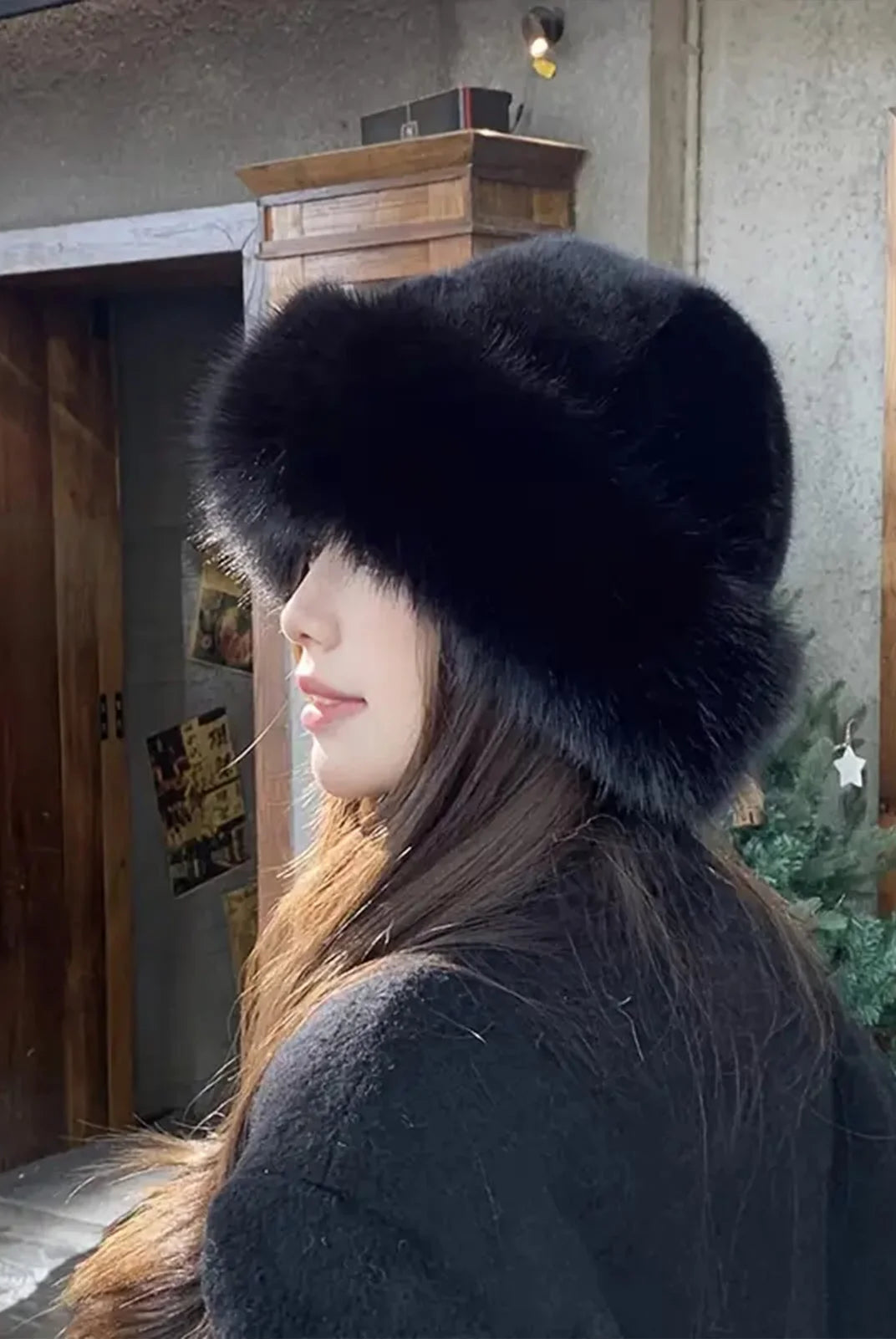 Thick Plush Warm Fur Beanie - Stylish Winter Hat for Women, Cozy Womens Beanie 4