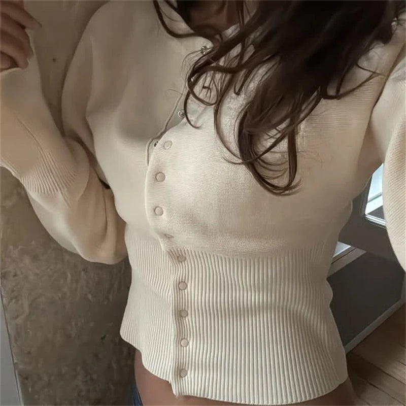 Women's Casual Solid Knit Cardigan Sweater - Lightweight Long Cardigan for Spring 4
