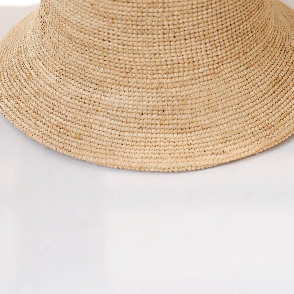 SOERA Ariel Raffia Bucket Hat - Accessories - Light Brown 56 - 58 cm