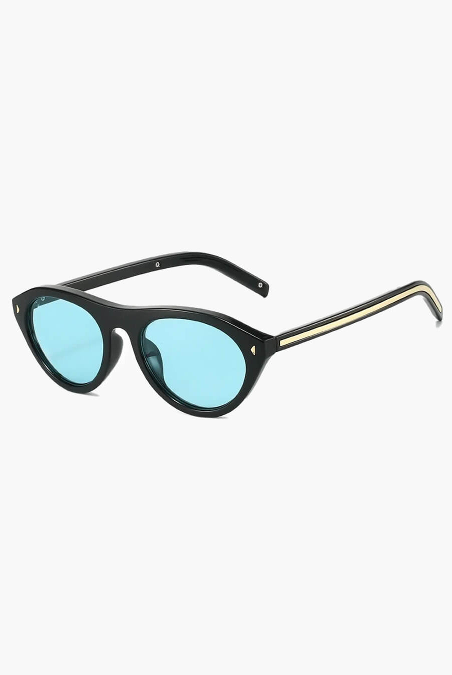 SOERA Elina Oversized Sunglasses - Accessories - Black Blue