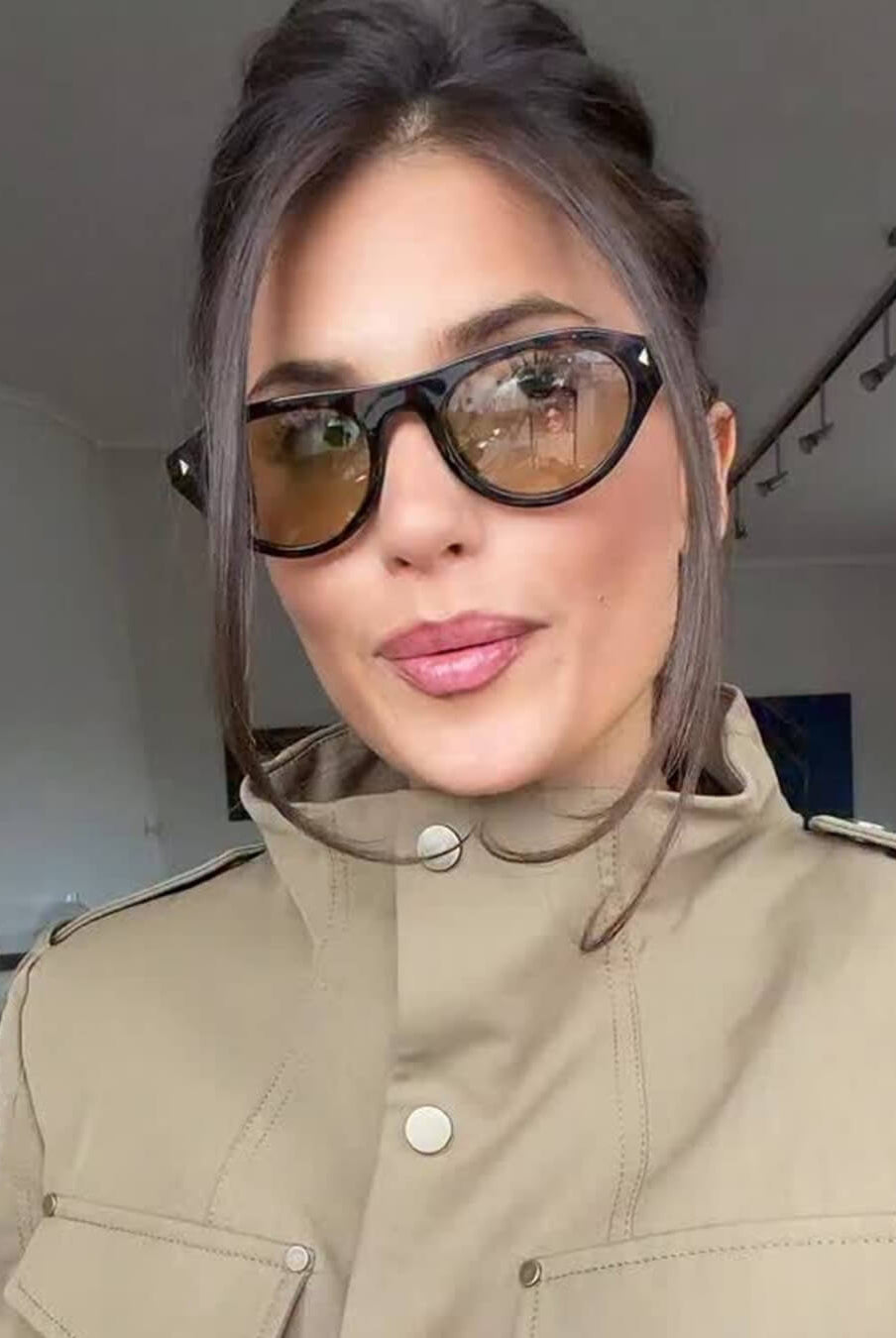 SOERA Elina Oversized Sunglasses - Accessories - SOERA-092227-BRO-OS-53603 Brown