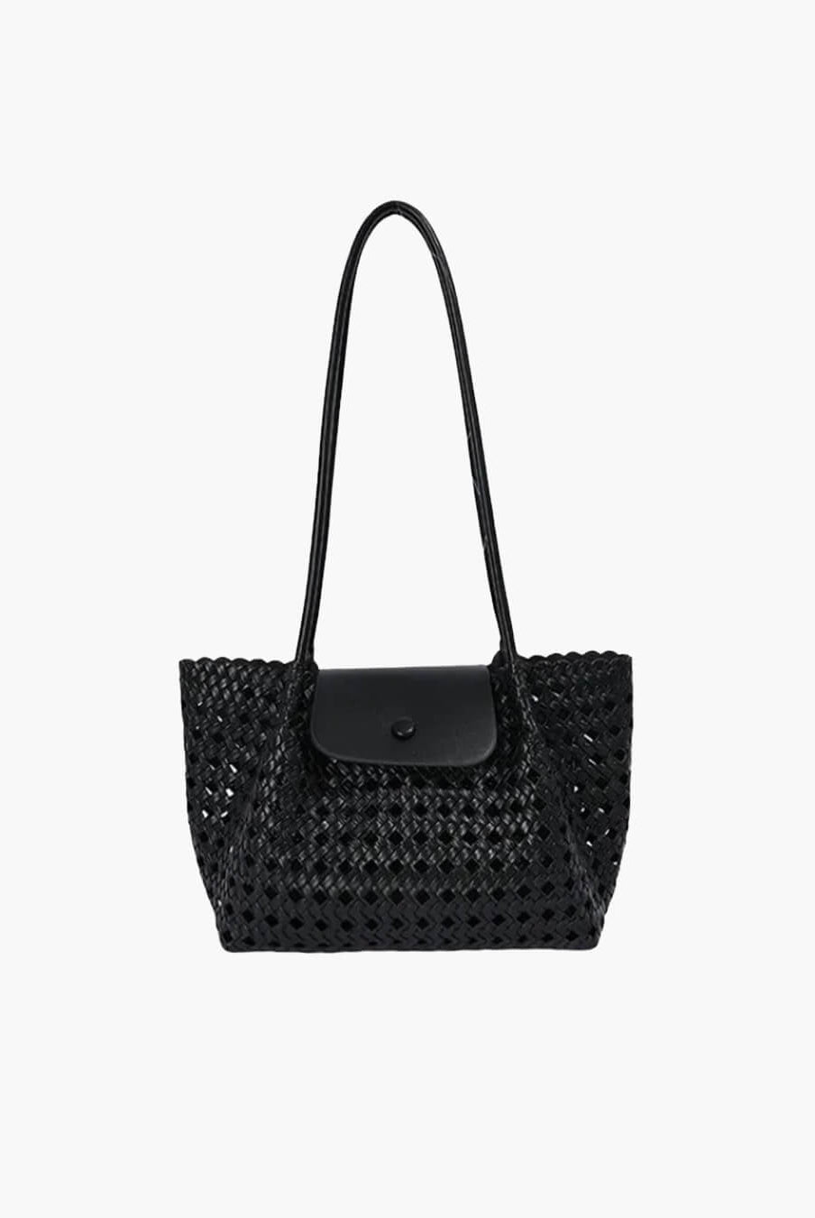 SOERA Marina Embossed Shoulder Bag - Bag - SOERA-115459-BLA-OS-69443 Black