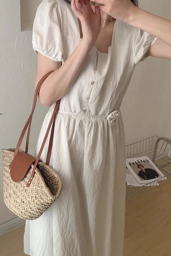 SOERA Sophia Woven Rattan Shoulder Bag - Bag - Beige