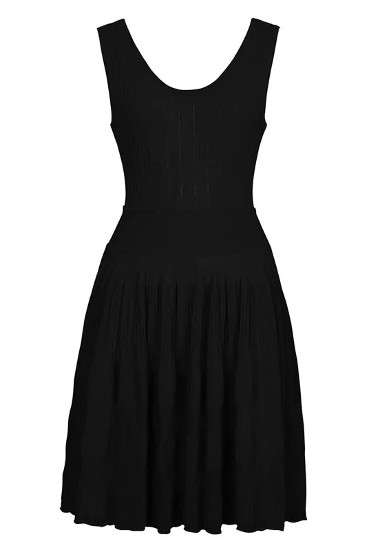 SOERA Alicia Knitted Sling Mini Dress - Dress - Black S