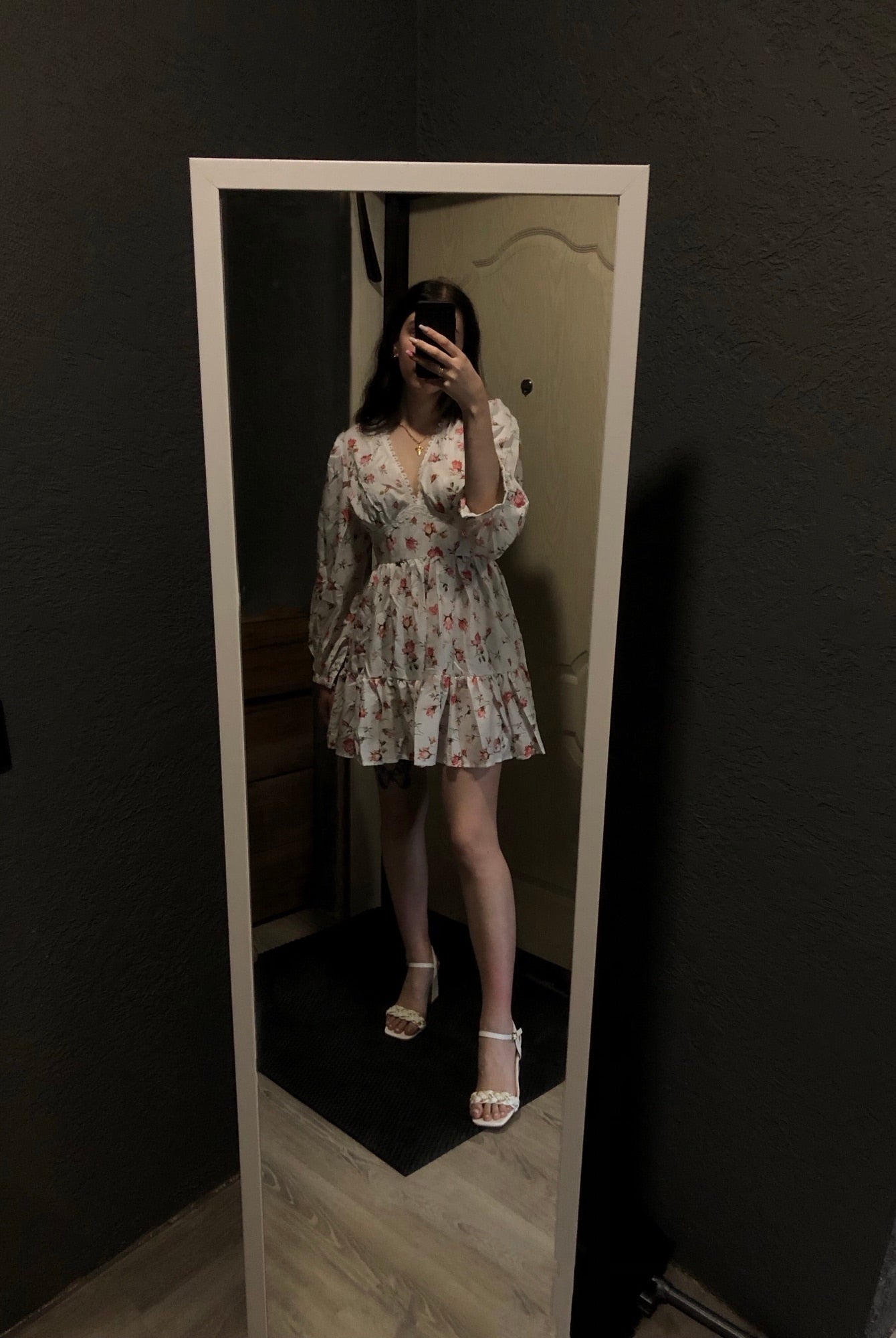 SOERA Lottie Floral Lace Mini Dress - Dress - White XS