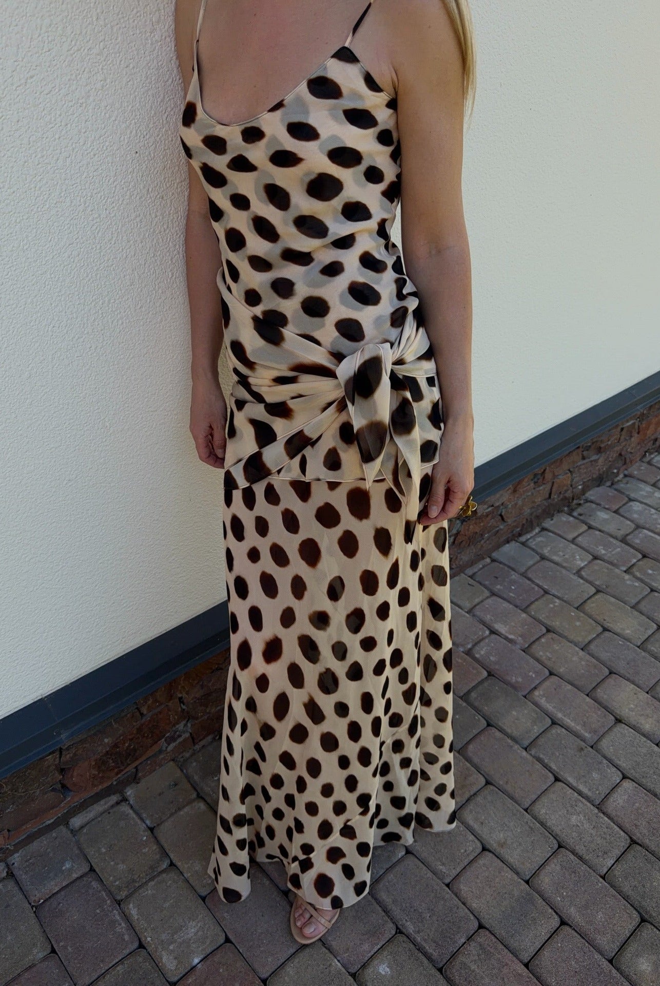 SOERA Natasha Leopard Print Maxi Scarf Dress - Dress - SOERA-332419-S-OS-58179 S