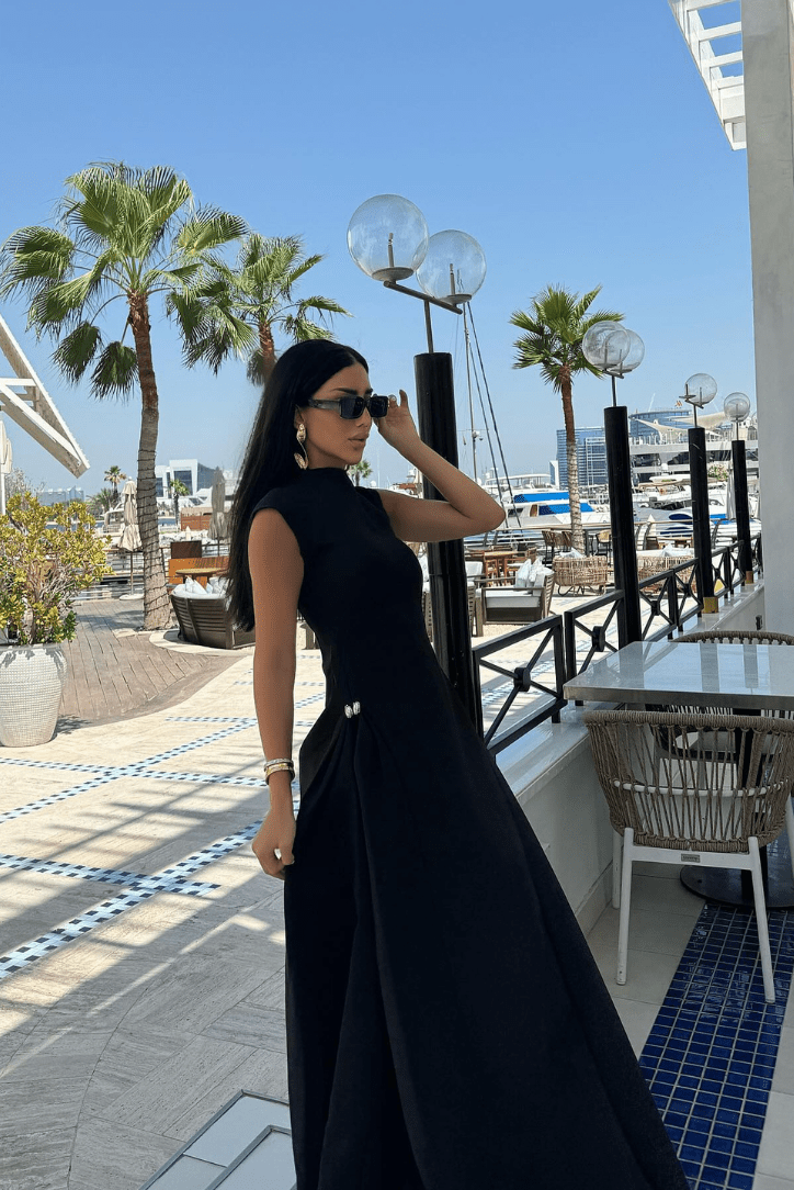 SOERA Veronica Mock Neck Maxi Dress - Dress - SOERA-615363-BLA-S-08931 Black S