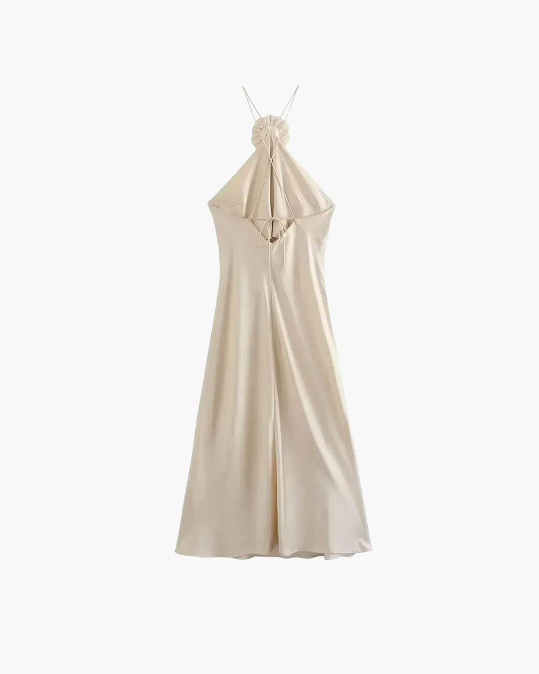 SOERA Harper Satin Halter Maxi Dress - Dresses - vZ1770927322300494285 XS