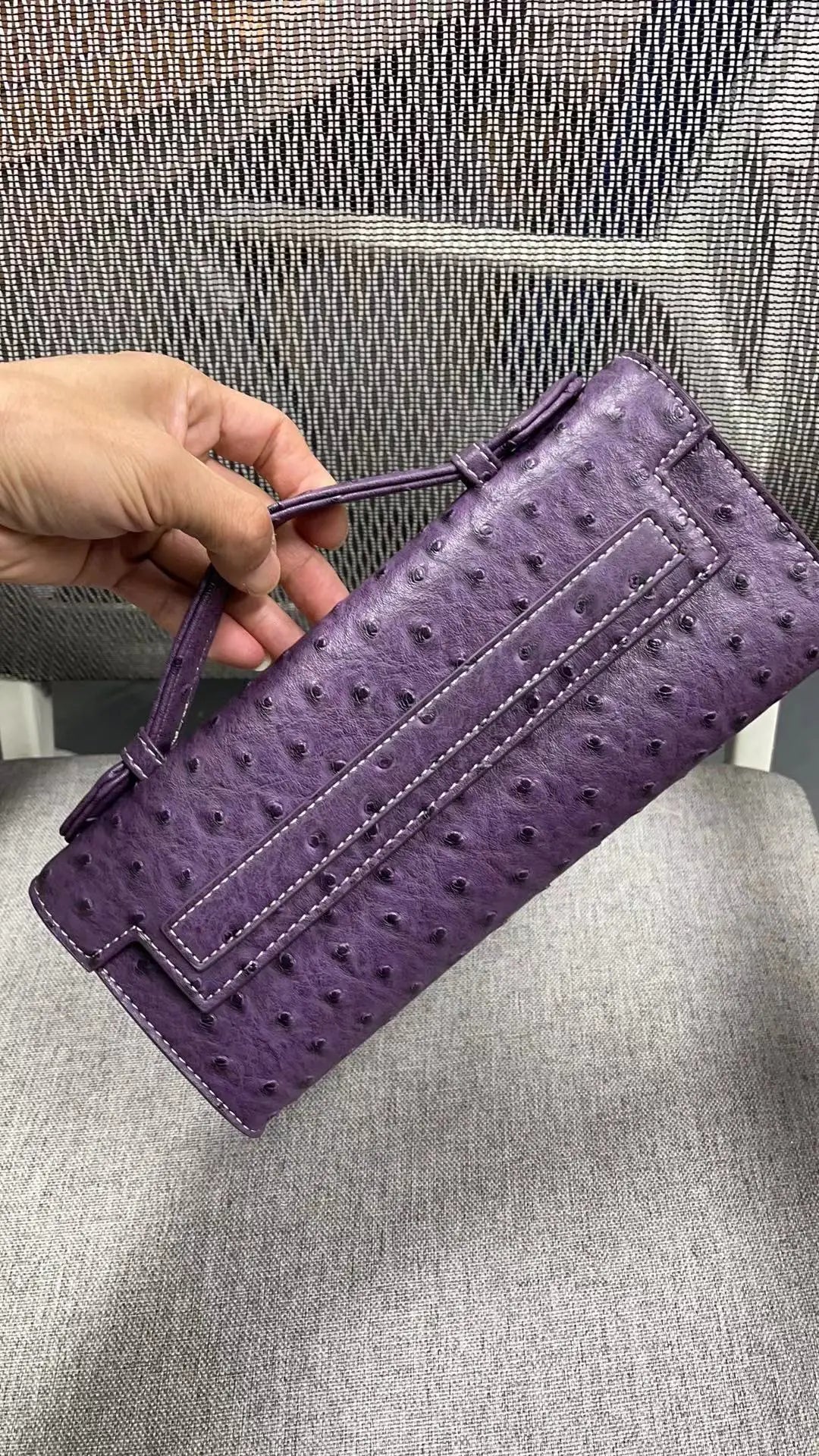 SOERA Bianca Embossed Clutch - Handbags - Purple