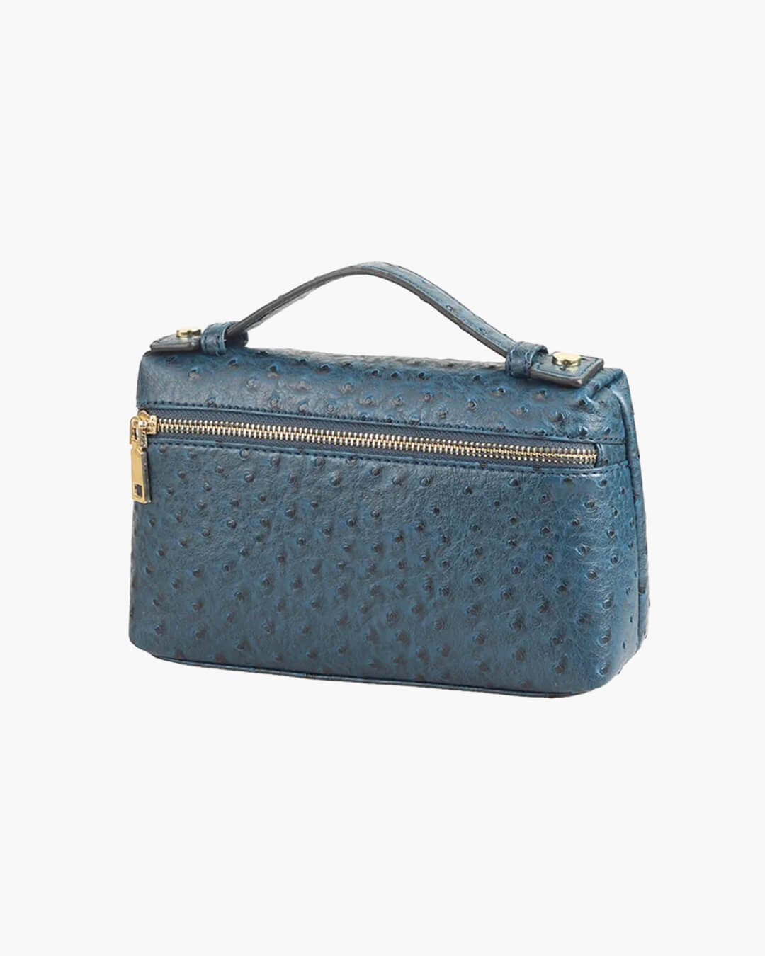 SOERA Bianca Ostrich Pattern Bag - Handbags - Dark Teal