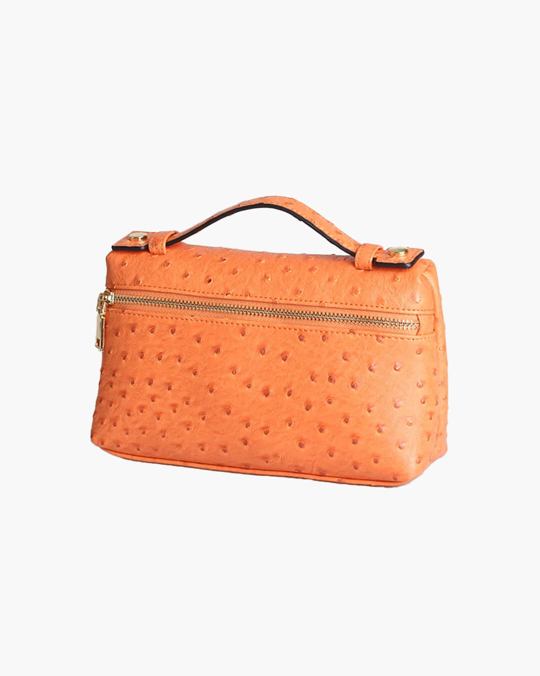 SOERA Bianca Ostrich Pattern Bag - Handbags - Orange