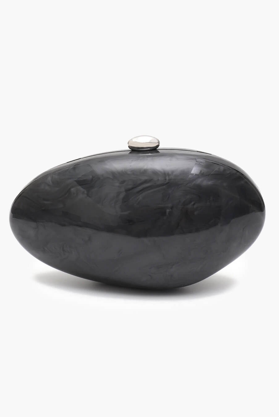 SOERA Bianca Shell - Shaped Acrylic Evening Clutch - Handbags - Black