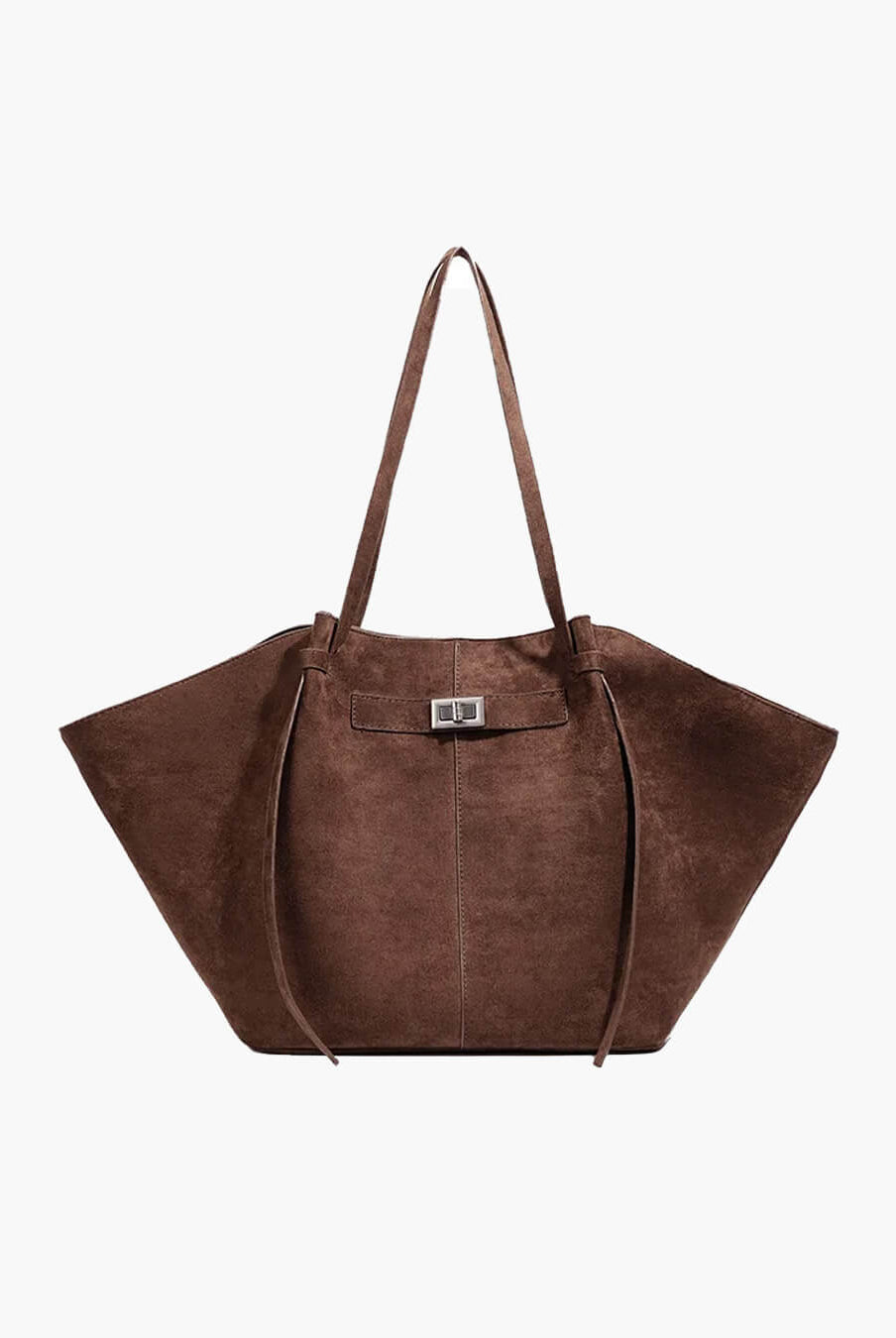 SOERA Brianna Trapeze Shoulder Bag - Handbags - Suede