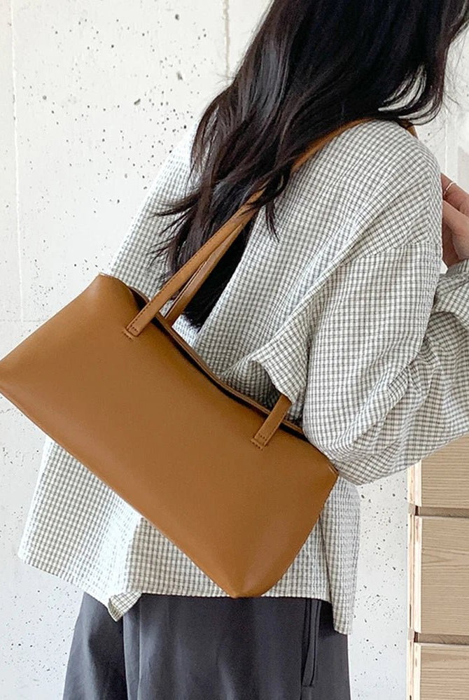 SOERA Cilla Pillow Shoulder Tote Bag - Handbags - Brown