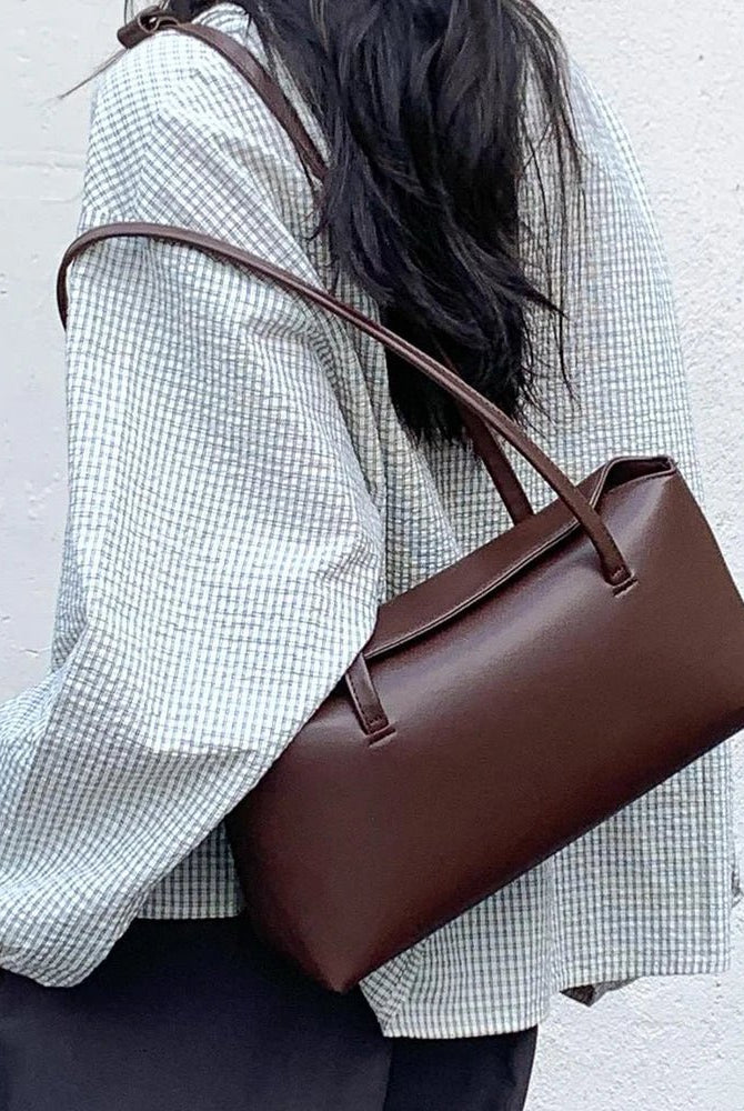 SOERA Cilla Pillow Shoulder Tote Bag - Handbags - Dark Brown