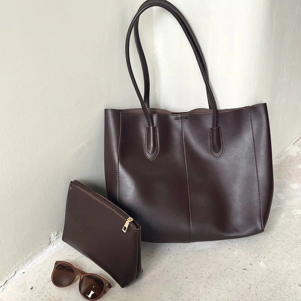 SOERA Cindy Tote Bag - Handbags - 3256806807836694-;ir1755570762866015024 Dark Brown