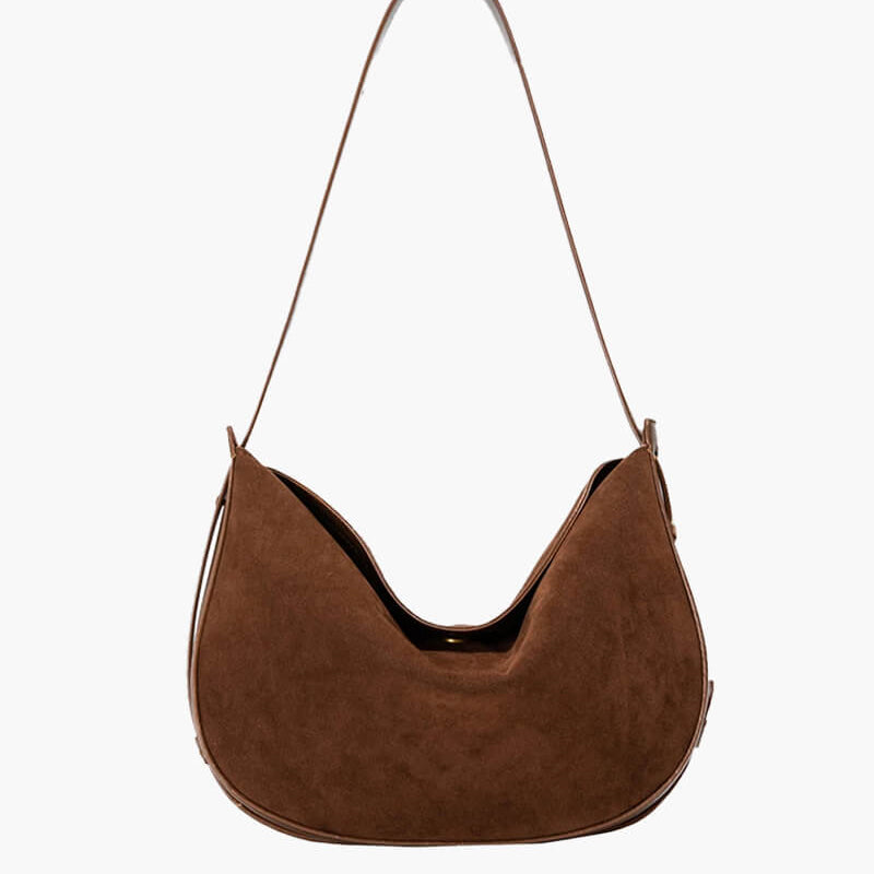 SOERA Lily Faux Suede Bag - Handbags - Soera-Lily-Faux-Suede-Bag-Beige Beige Regular