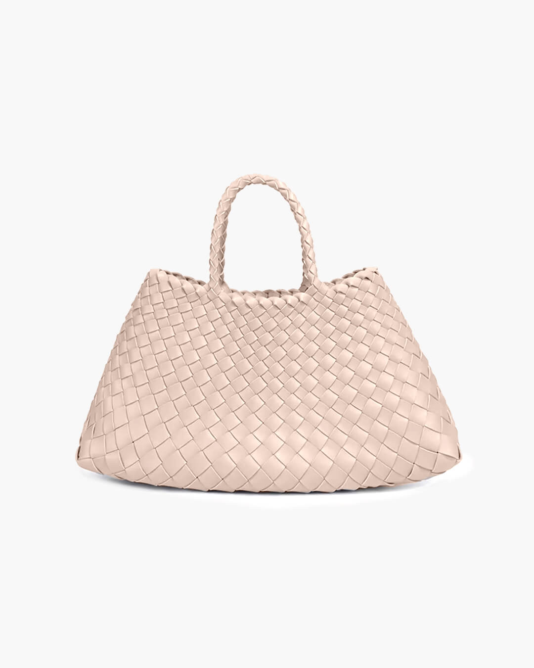 SOERA Marissa Vegan Leather Woven Bag Medium - Handbags - Soera-Marissa-Vegan-Leather-Woven-Bag-Medium-Handbag/Beige Beige Regular