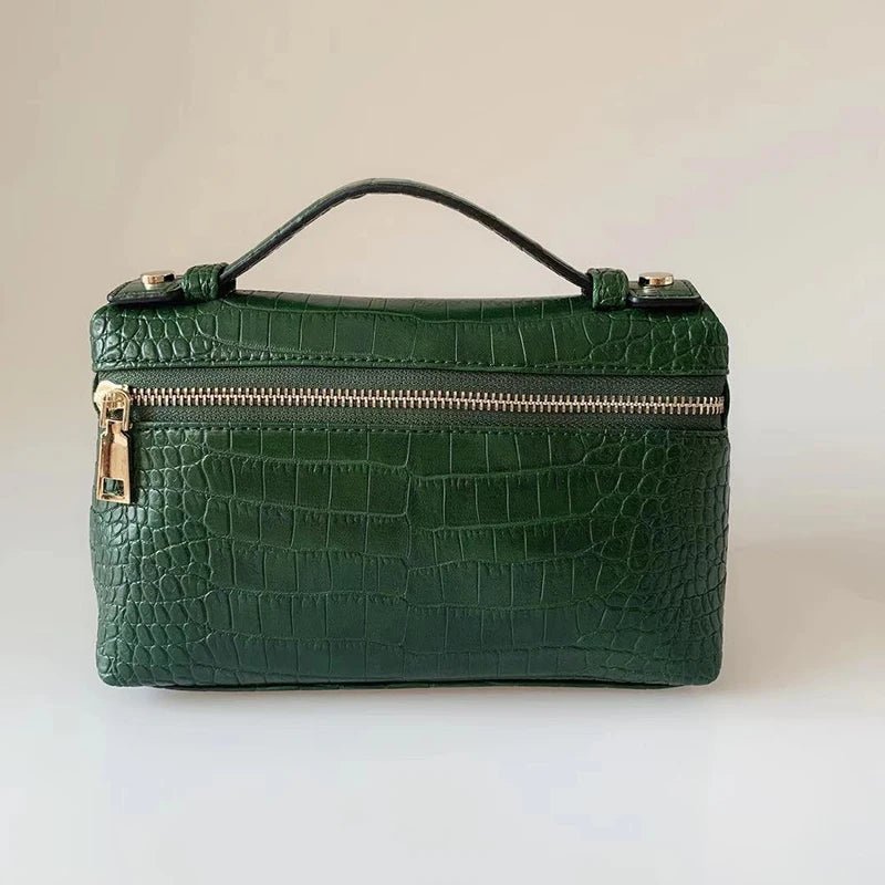 SOERA Minerva Crocodile Pattern Clutch Bag - Handbags - Pink