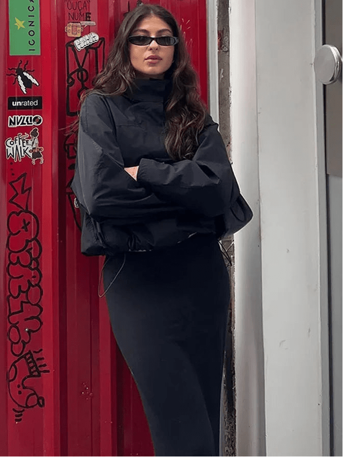 SOERA Bianca Hooded Waterproof Bomber Jacket - Jacket - White S