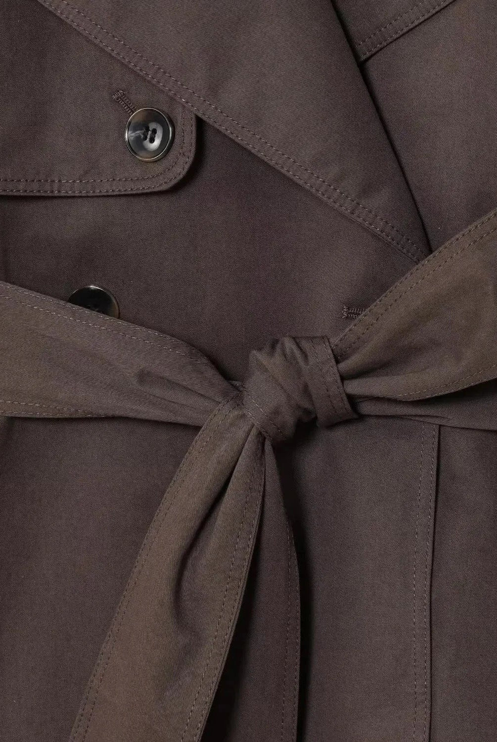 SOERA Alianna Belted Short Trench Coat - Jackets - 1005010525106371-;Gi1773466489348623332 Black S