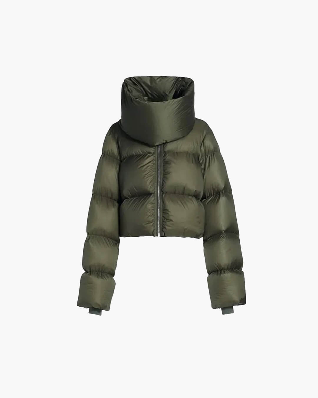SOERA Donna Funnel Neck Puffer Jacket - Jackets - nq1762345864137797456 Army Green S