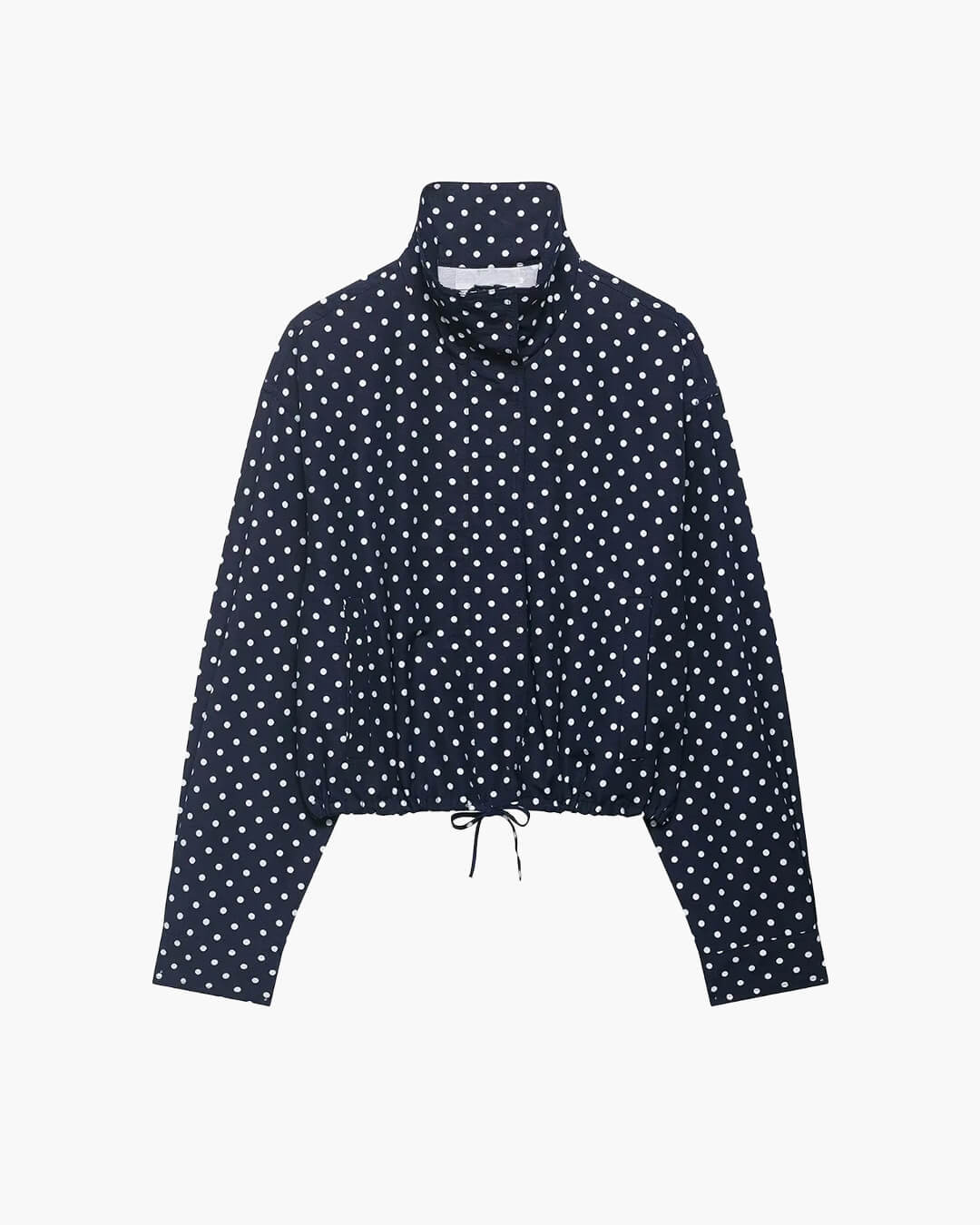 SOERA Janelle High Collar Drawstring Jacket - Jackets - 1005011853877235-;PX1775592292383000656 Navy L