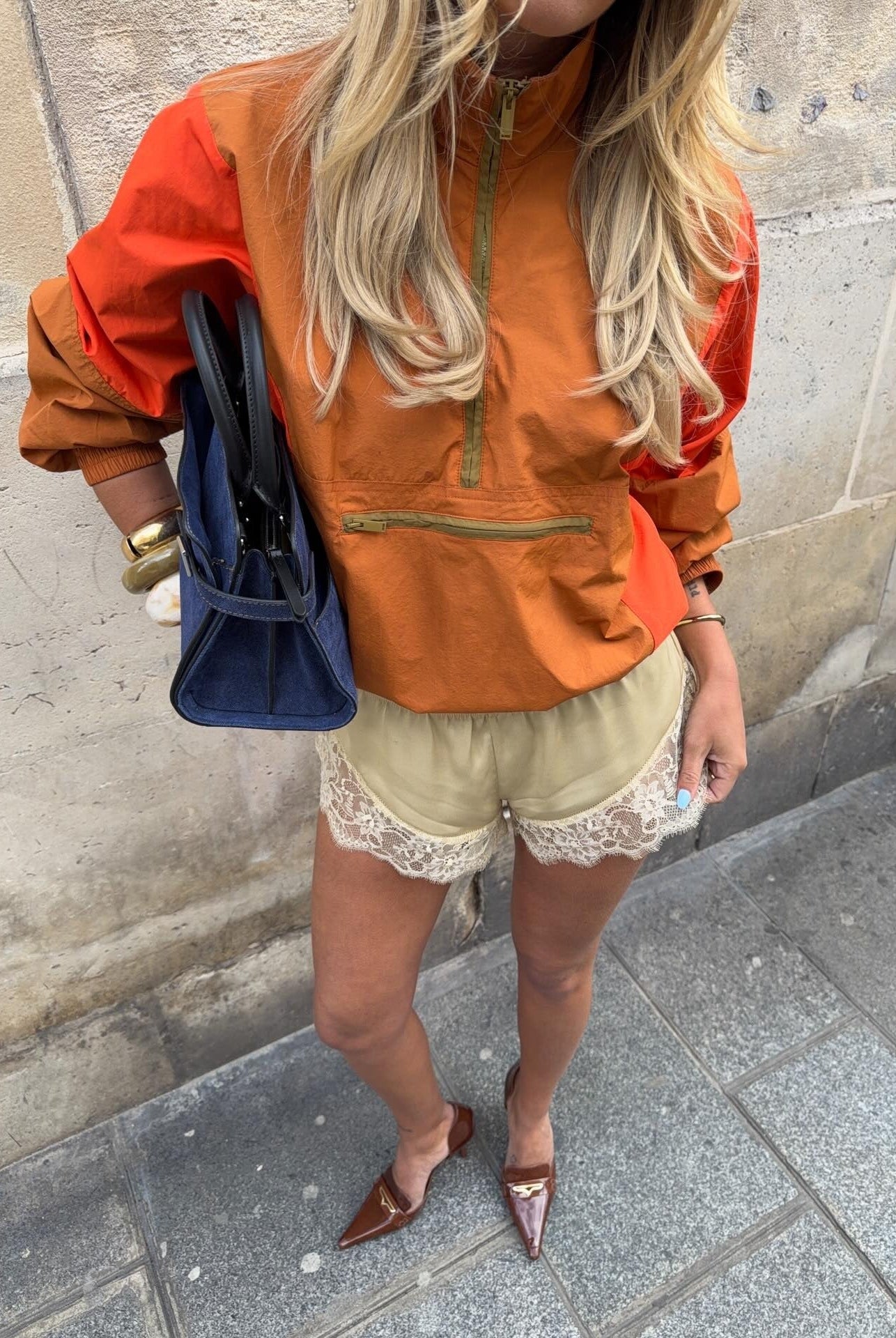 SOERA Margot Half-Zip Windbreaker Jacket - Jackets - SOERA-582275-ORA-S-23491 Orange S