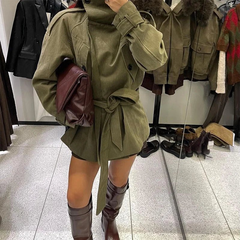 SOERA Noemi Belted Trench Coat - Jackets -
