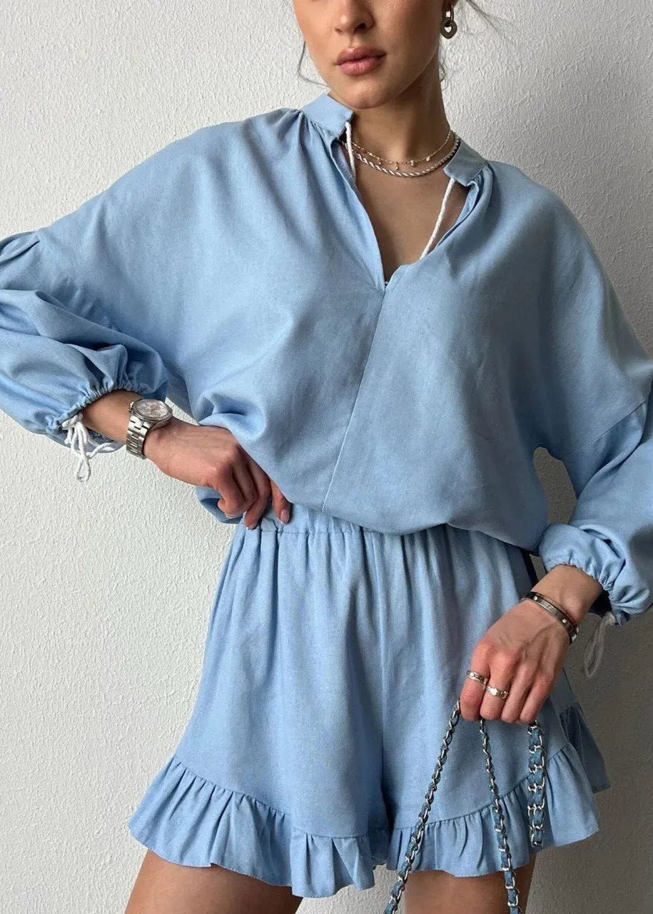 SOERA Celeste Azure Lounge Set - Matching Sets - Blue XL