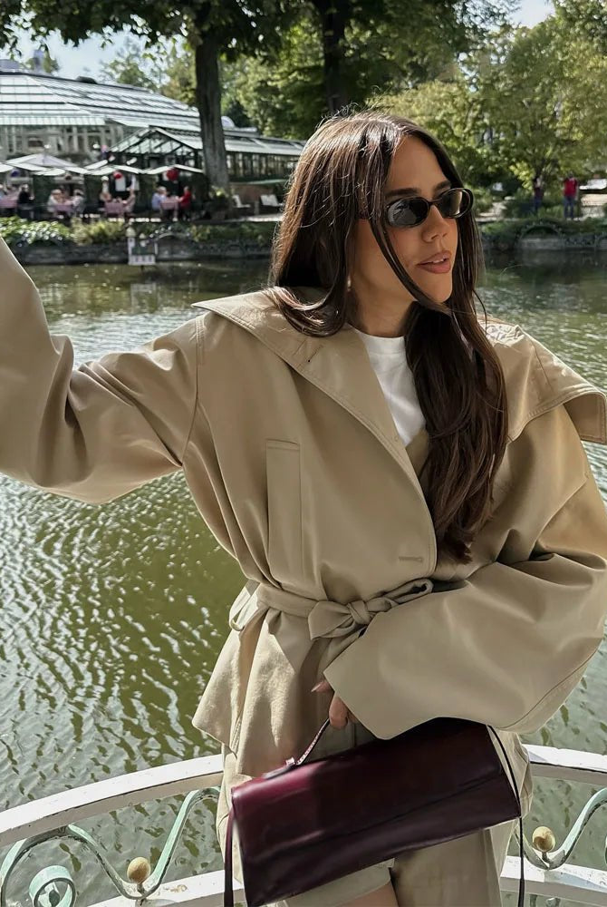 SOERA Debra Belted Jacket & Shorts Set - Matching Sets - 1005009892467660-;az1772135167936151770 Jacket L