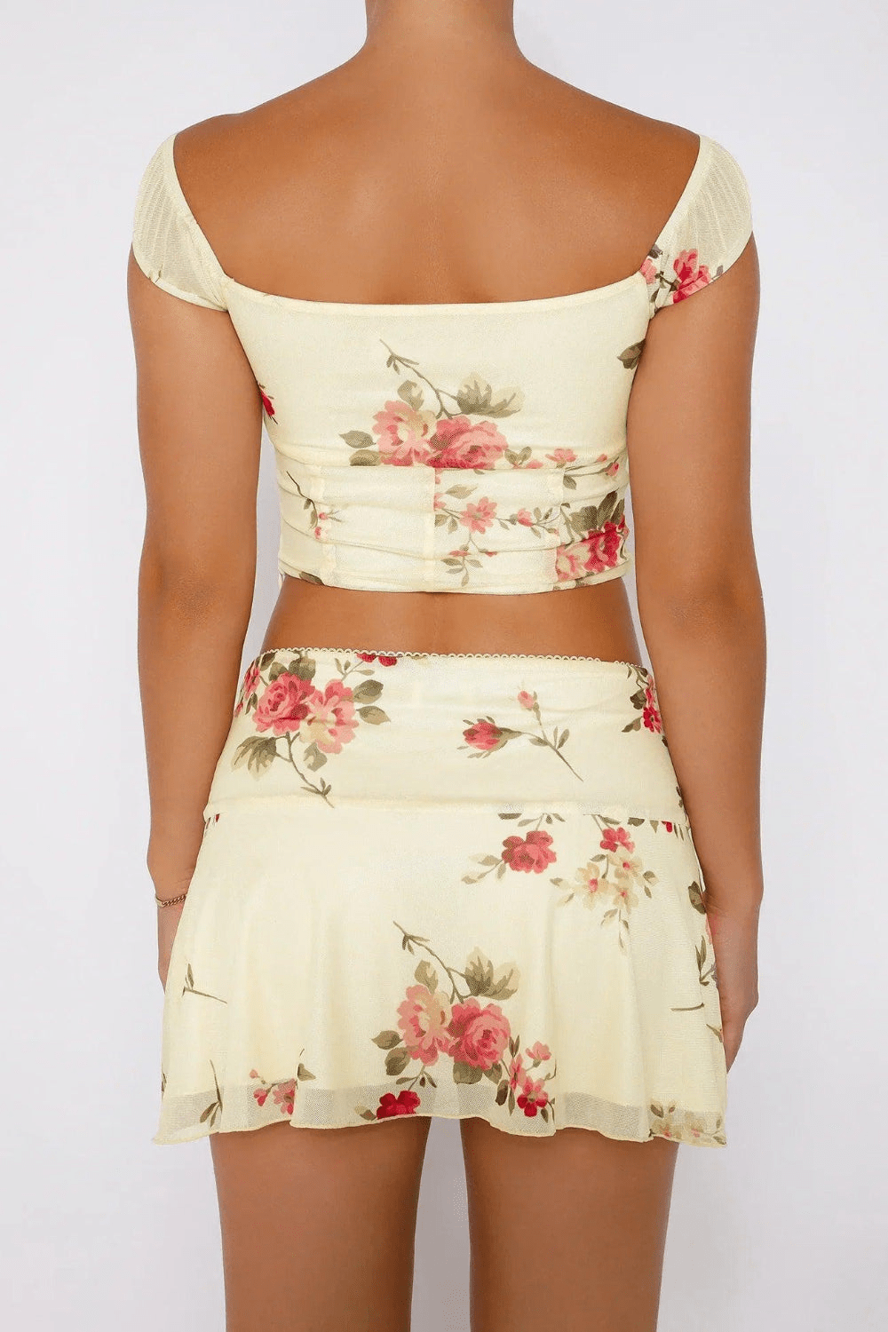 SOERA Malia Two - Piece Floral Summer Set - Matching Sets - XS