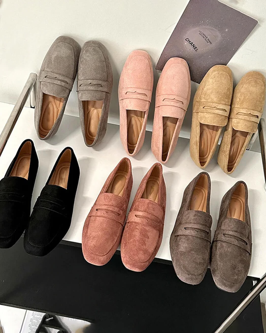 SOERA Bianca Suede Slip - On Loafers - Shoes - Brown 34