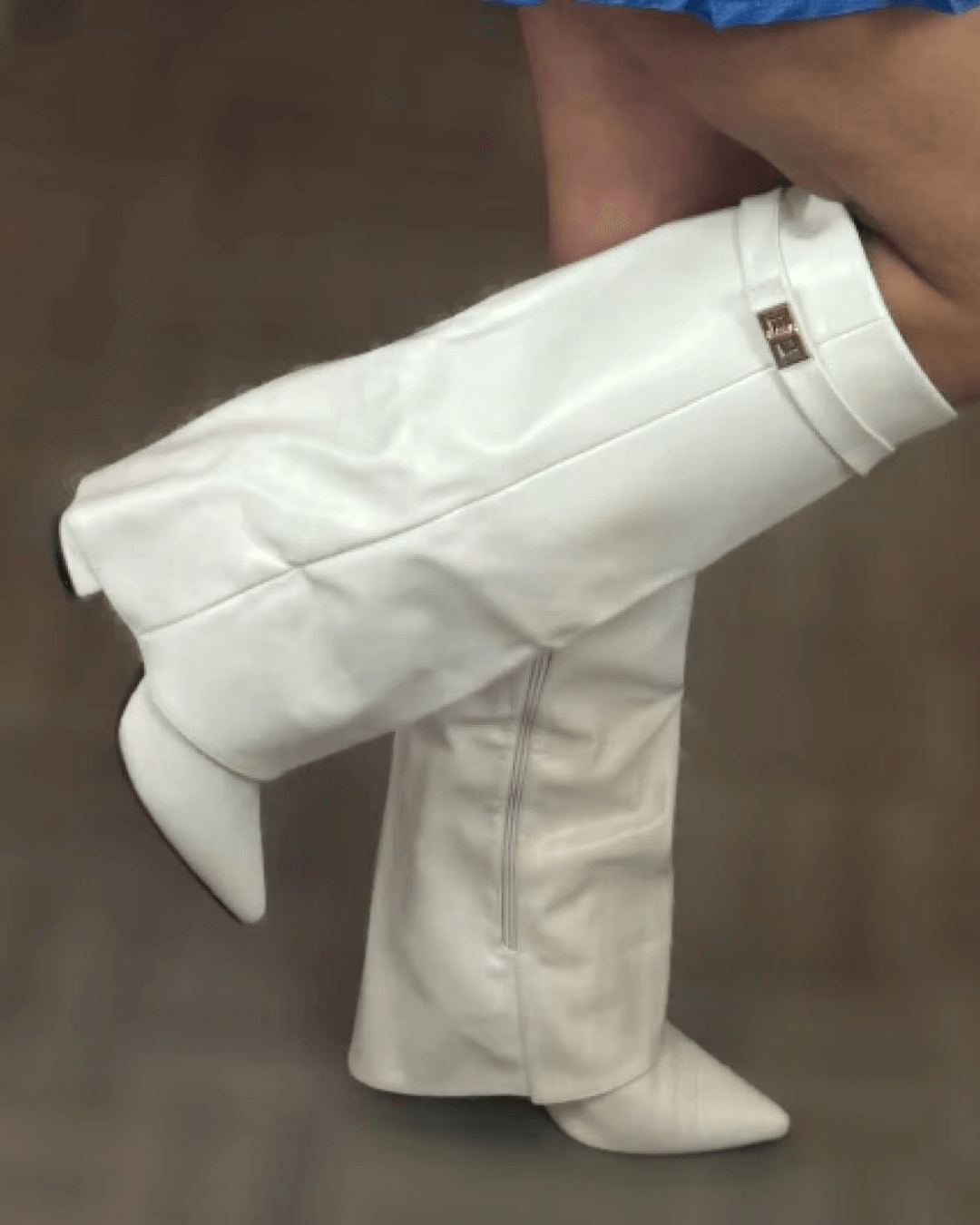 SOERA Kyla Suede Boots - Shoes - White Vegan Leather 38