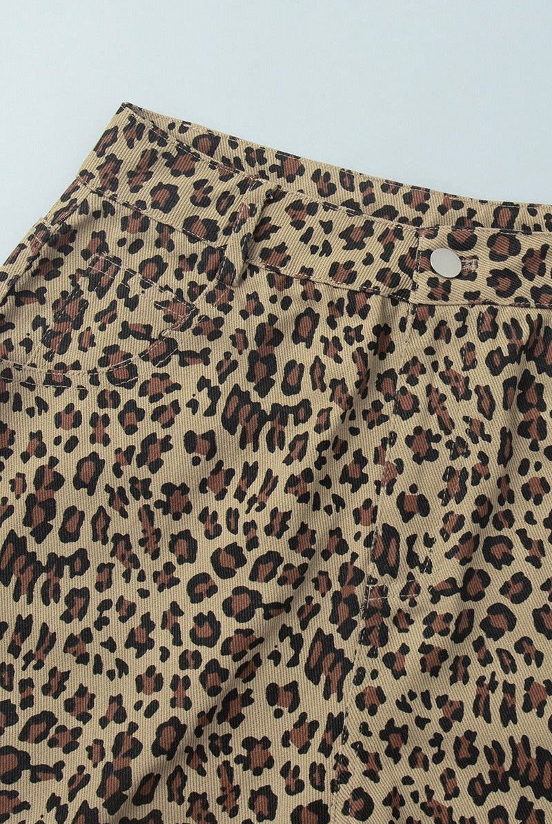 SOERA Margot Leopard Print Shorts - Shorts - SOERA-010243-LEO-L-16515 L