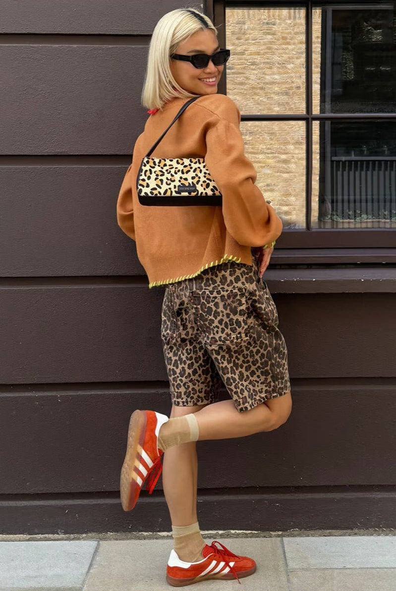 SOERA Margot Leopard Print Shorts - Shorts - SOERA-010243-LEO-S-50979 S