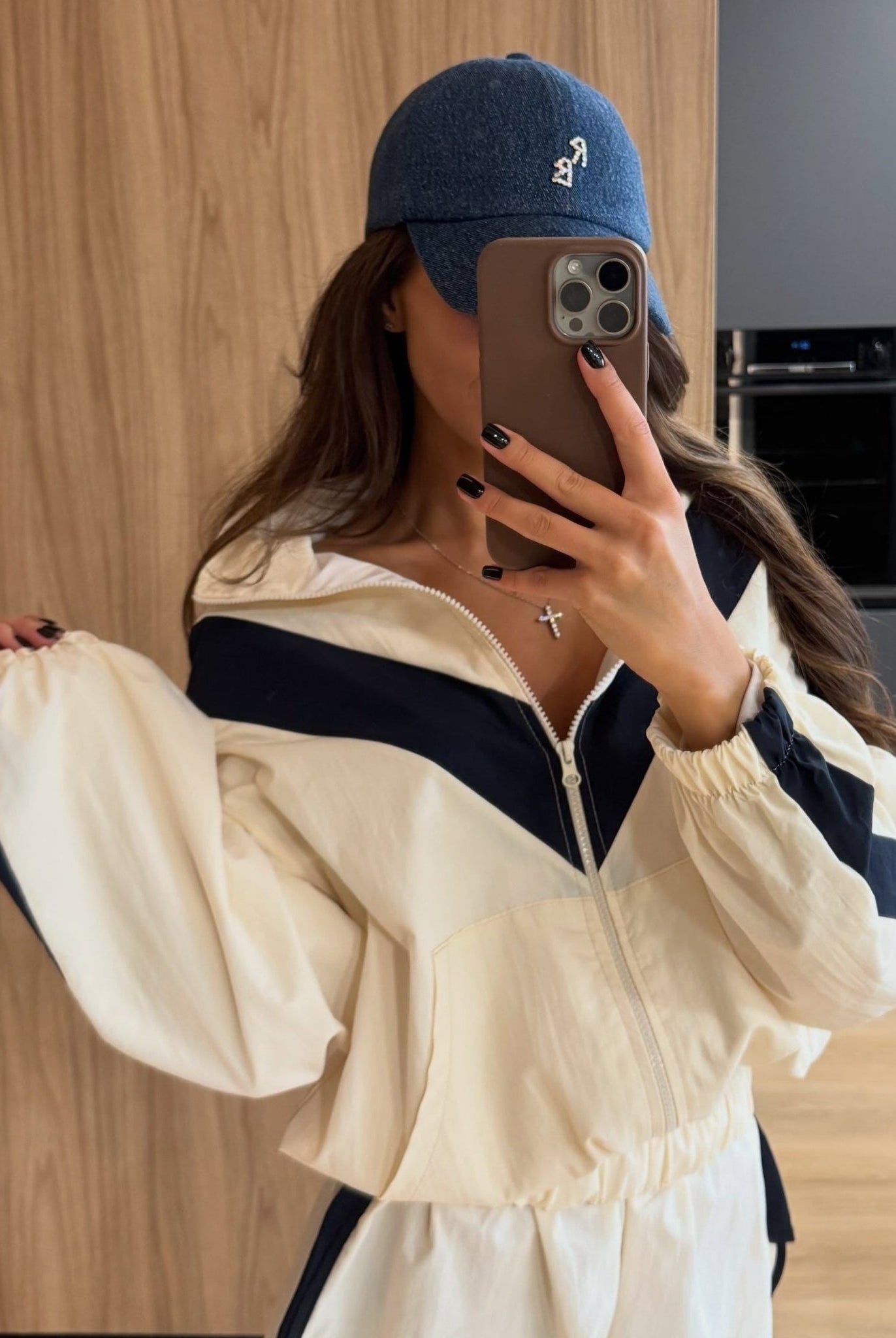 SOERA Aisiuka Chevron Windbreaker Shorts Set - Shorts Set - SOERA-142915-S-JACKET-89731 Jacket S