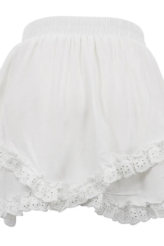 SOERA Kyrie Ruffled Trim Layered Mini Skirt - Skirts - 1005007225143184-;qD1771582048699056069 M