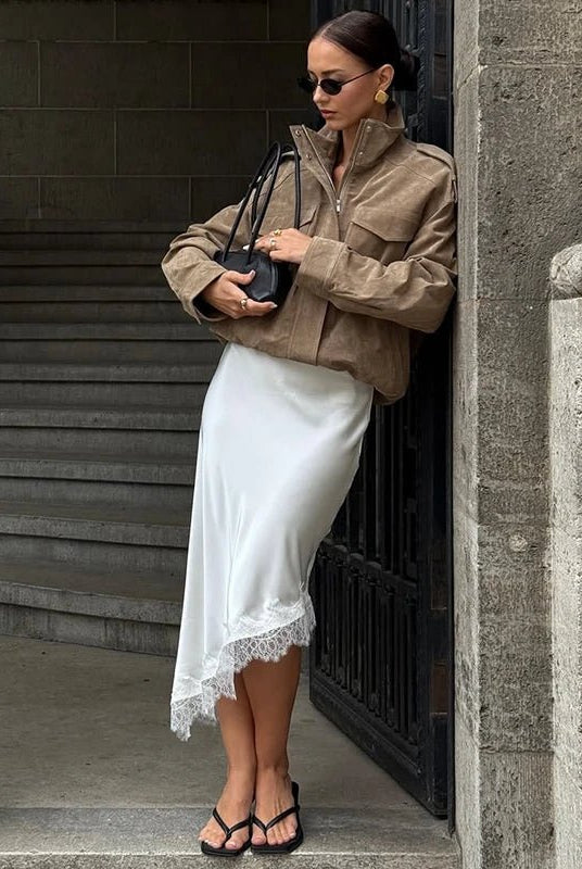 SOERA Leslie Asymmetric Midi Skirt - Skirts - 1005010028276612-;tH1771839651349505500 S