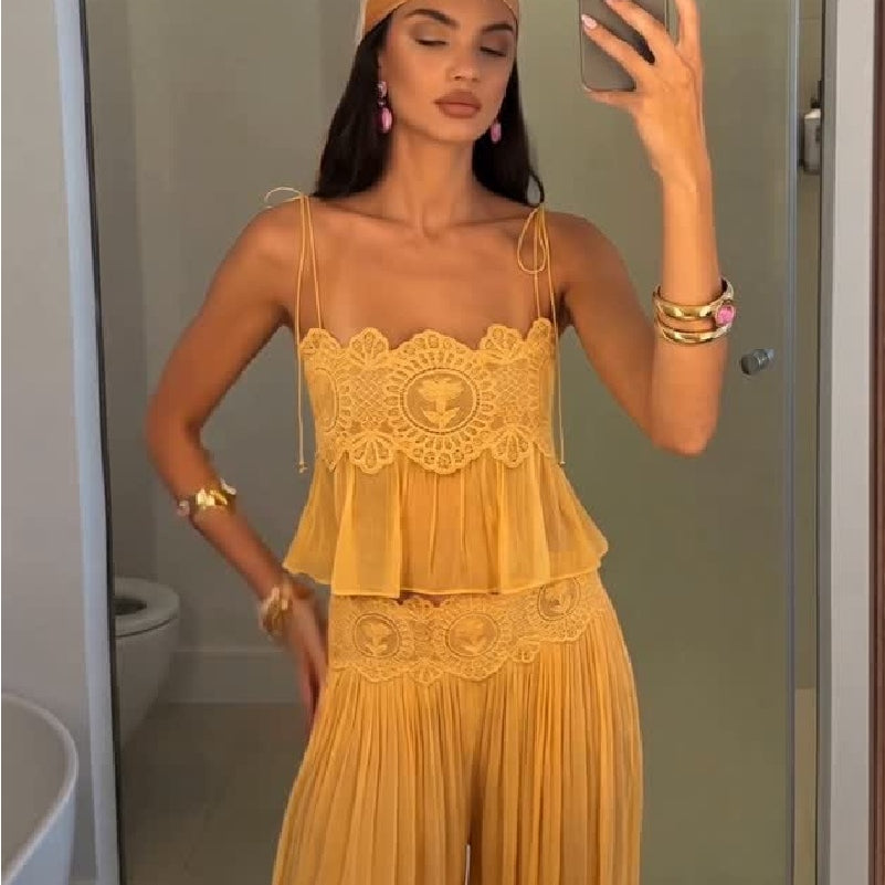 Sophia conjunto de encaje y chiffon (max 255)