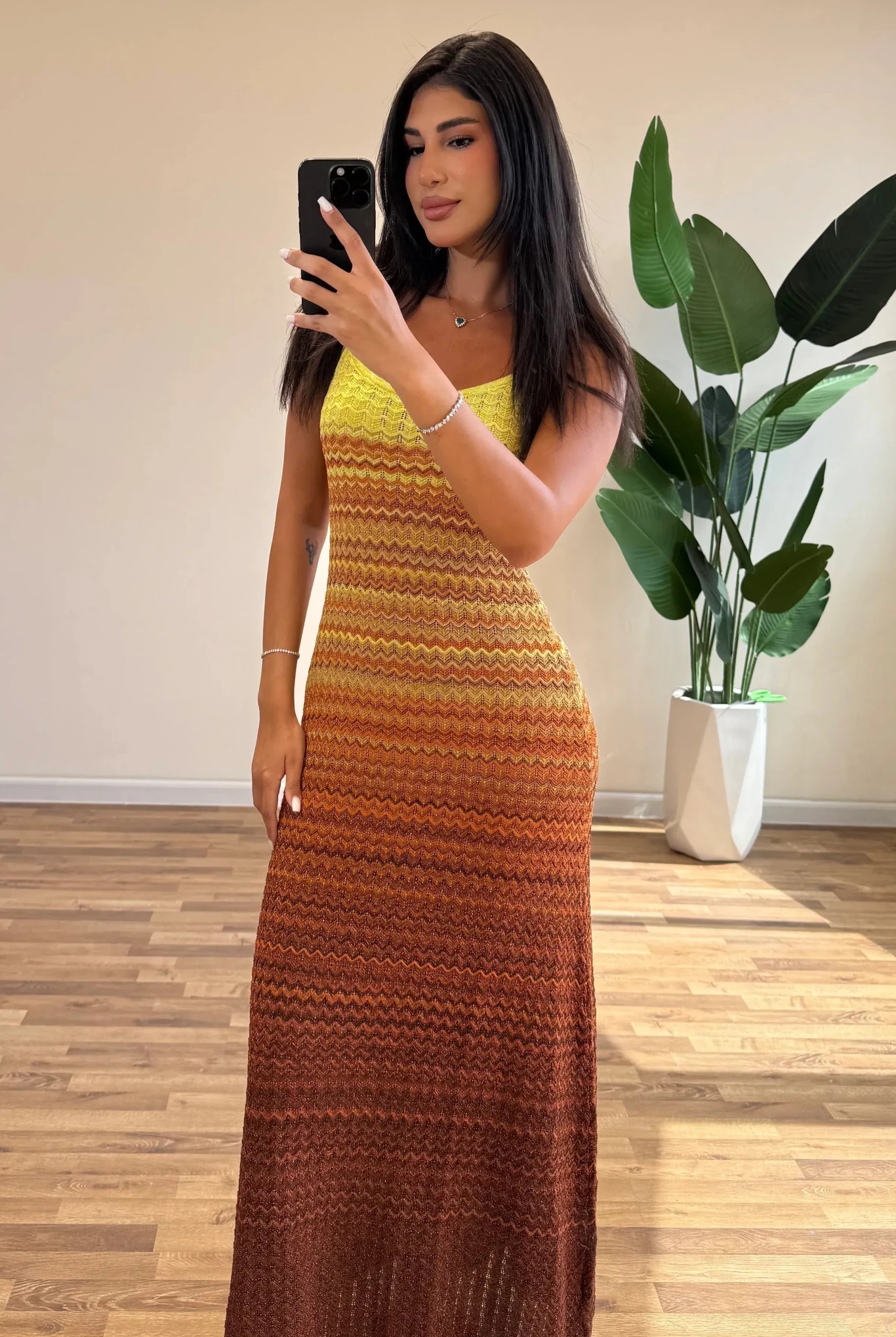 SOERA Sophia Sunset Knit Maxi Dress - Dress - SOERA-896195-L-OS-91779 L