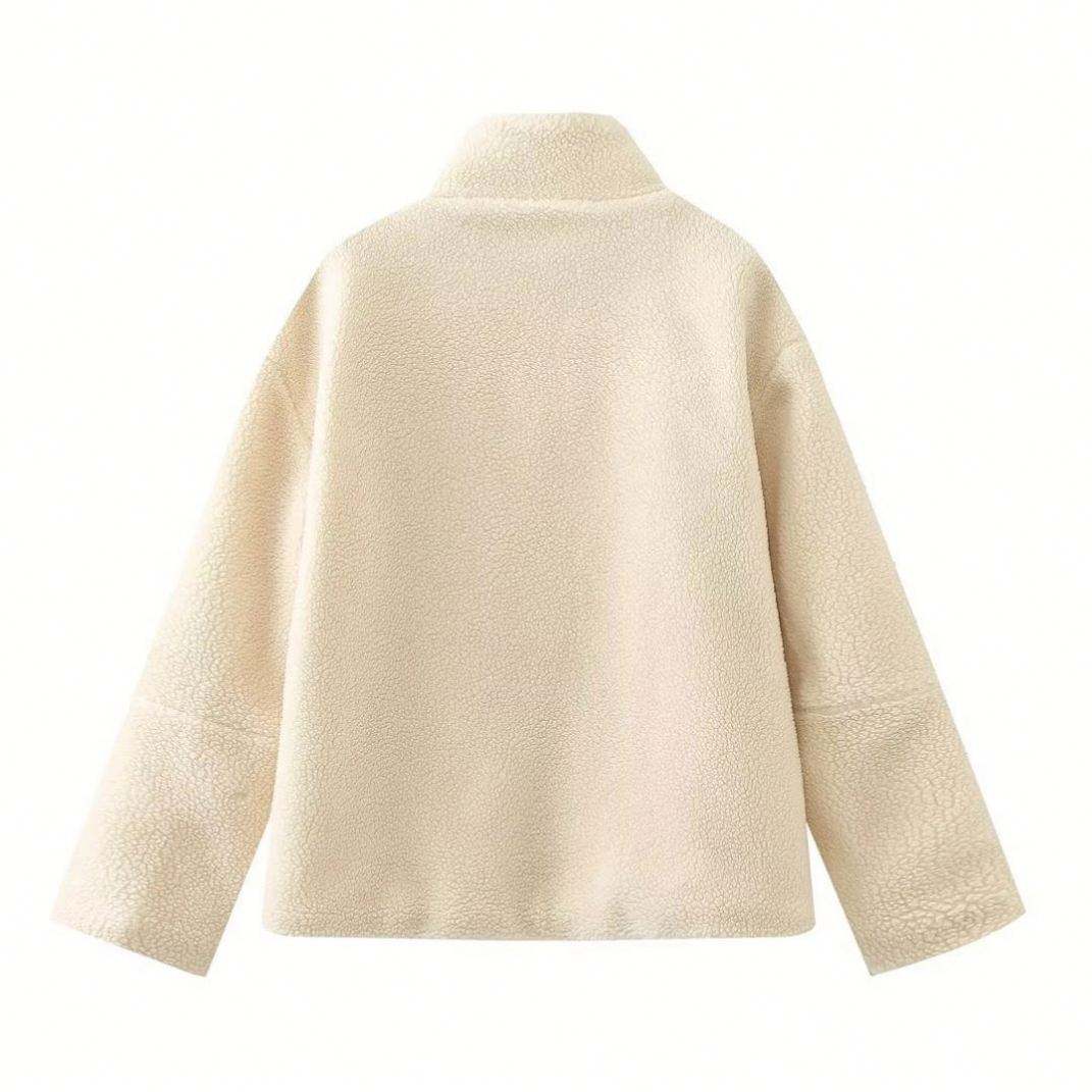 Chaqueta Teddy con Cremallera Tidy
