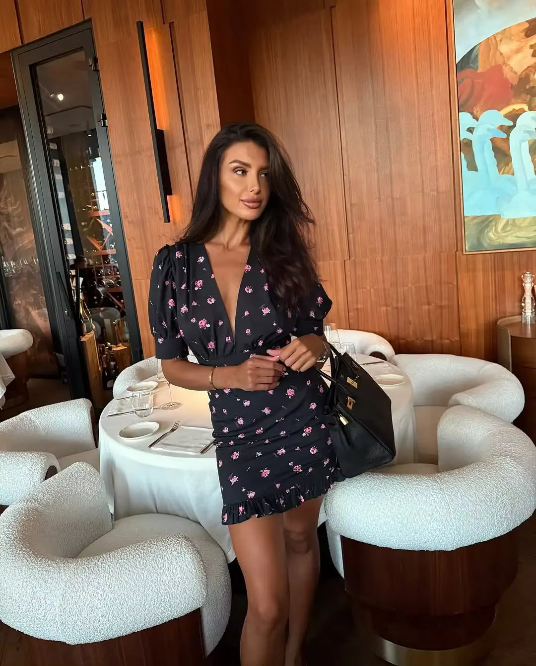 Bianca vestido mini floral