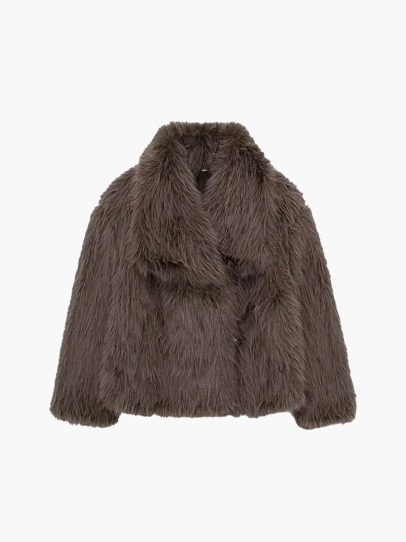 Jenna Faux Fur Coat - SOERA Store