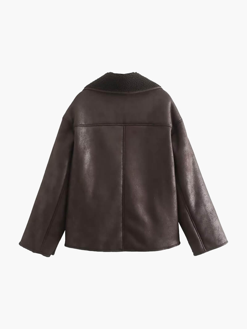 Laila Faux Leather Jacket - SOERA Store