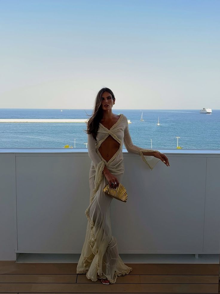 SOERA Vivian vestido bodycon transparente