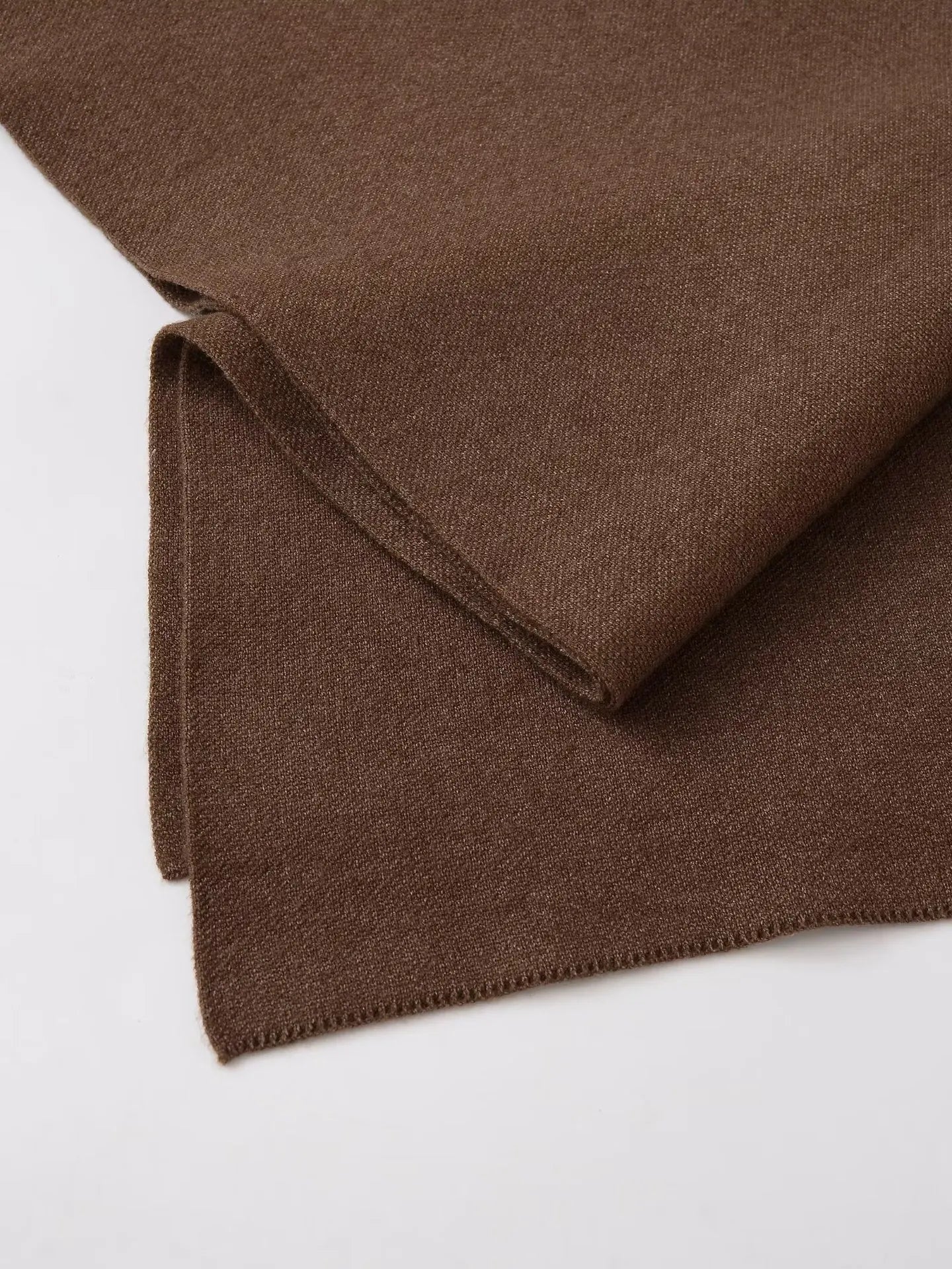 Women's Oversized Brown Cape-Style Knit Sweater - Chic O-Neck Pullover 5