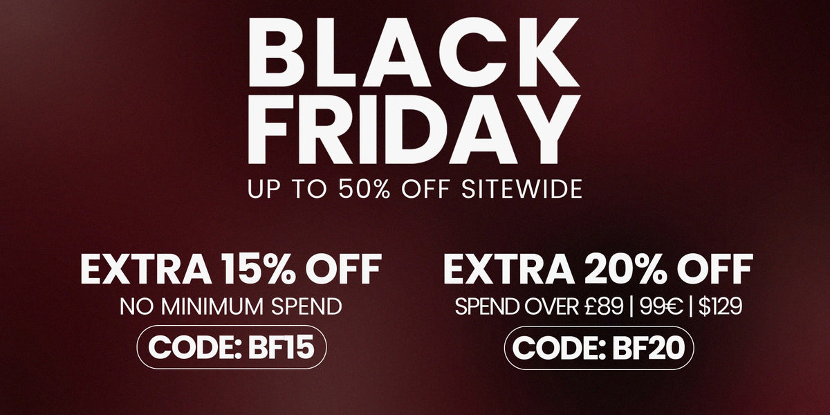 Black Friday: hasta 50% de descuento en toda la tienda, 15% extra con BF15, 20% extra a partir de 99€ con BF20