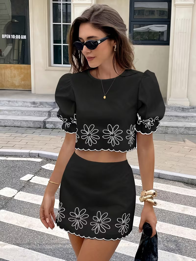 Conjunto veraniego Iris Floral